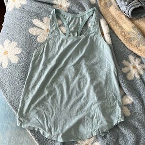 Teal lulu lemon tank top